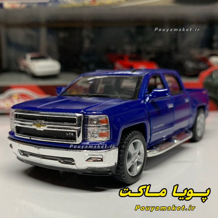 ماکت ماشین فلزی شورلت سیلورادو کینسمارت Chevrolet Silverado