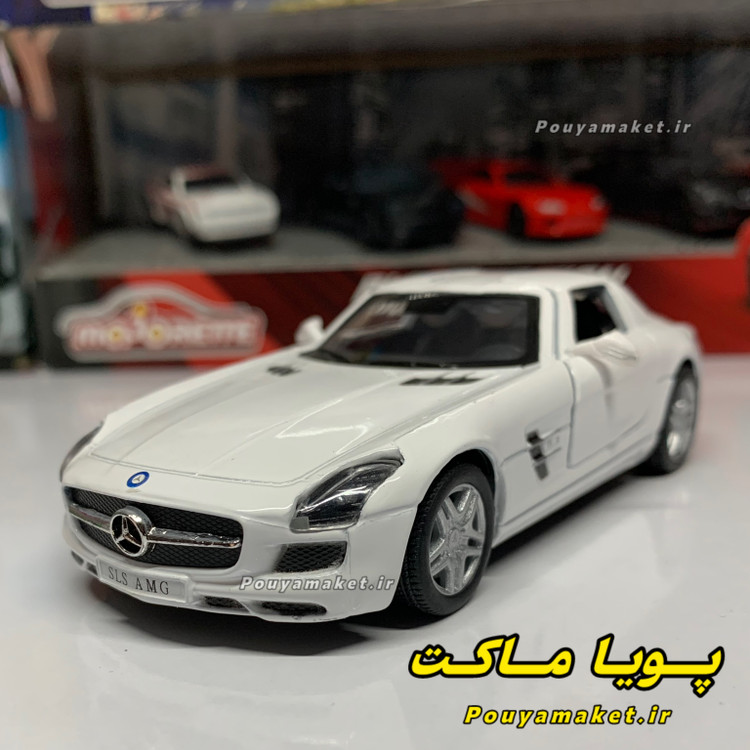 ماکت ماشین فلزی مرسدس بنز SLS AMG کینسمارت
