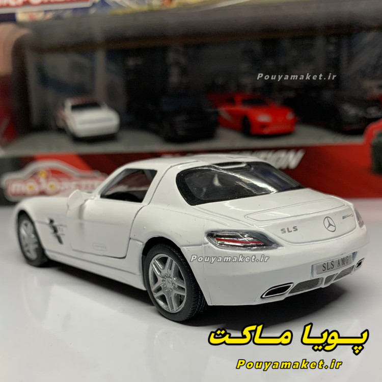 ماکت ماشین فلزی مرسدس بنز SLS AMG کینسمارت