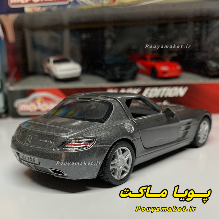 ماکت ماشین فلزی مرسدس بنز SLS AMG کینسمارت
