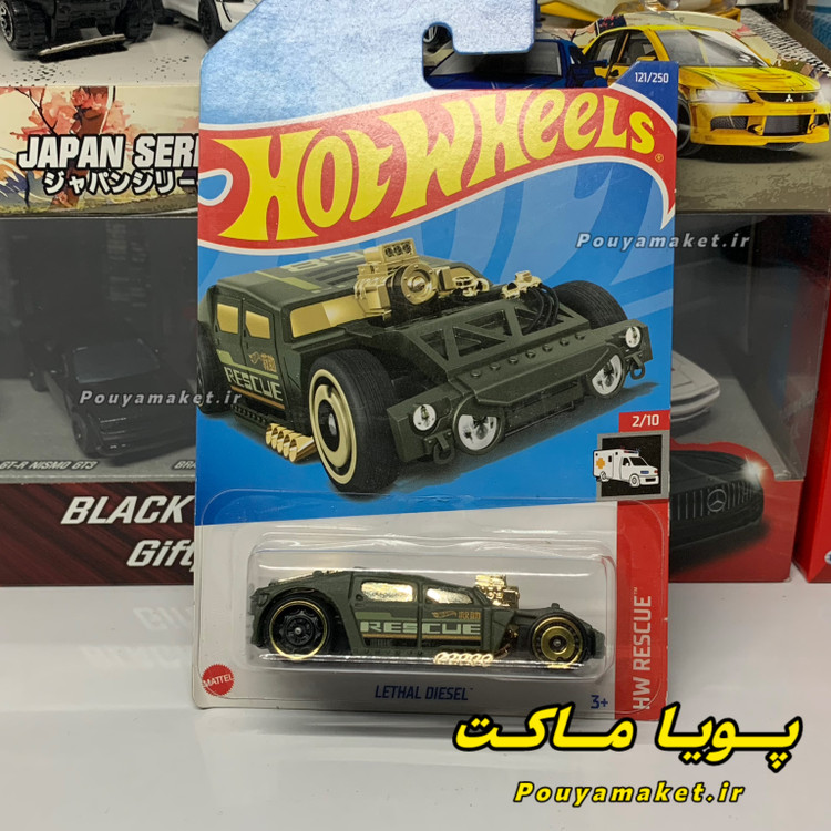 ماکت ماشین فلزی Lethal Diesel هات ویلز Hot Wheels