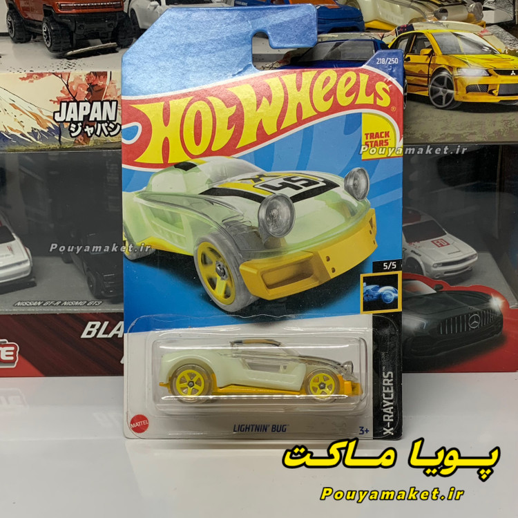 ماکت ماشین فلزی هات ویلز Lightnin' Bug شب رنگ Hot Wheels
