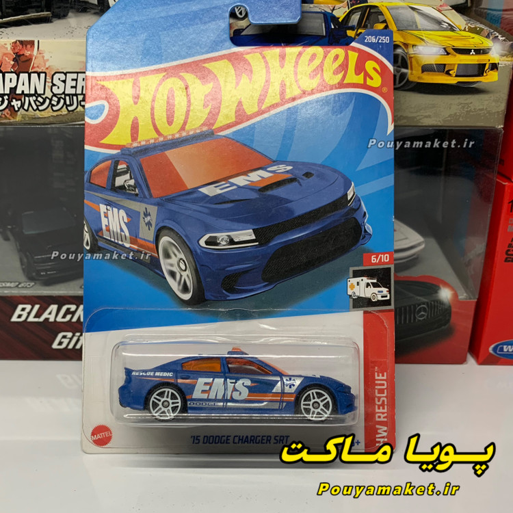 ماکت ماشین فلزی دوج چارجر هات ویلز