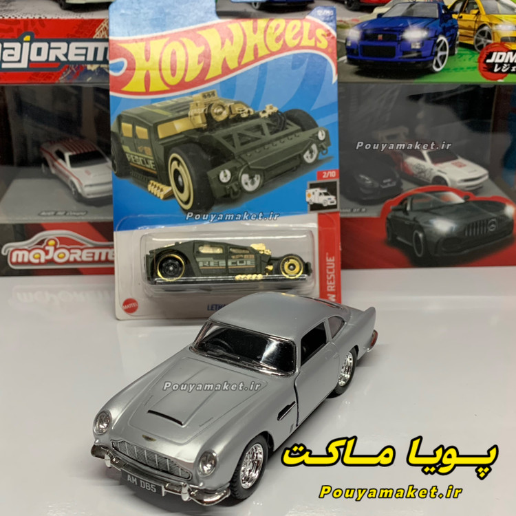 ماکت ماشین فلزی استون مارتین DB5 کینسمارت + Lethal Diesel هات ویلز