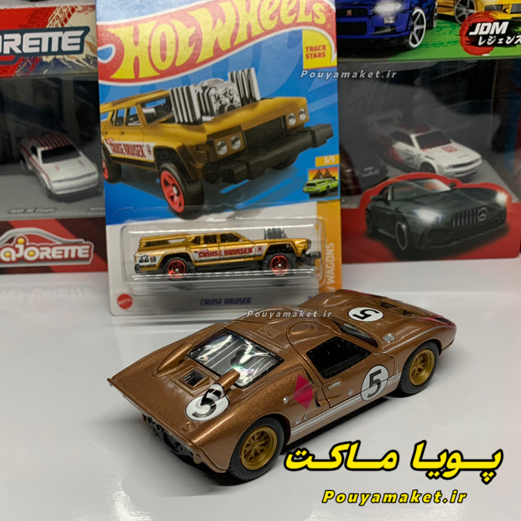 ماکت ماشین فلزی فورد جی تی Ford GT40 کینسمارت + هات ویلز