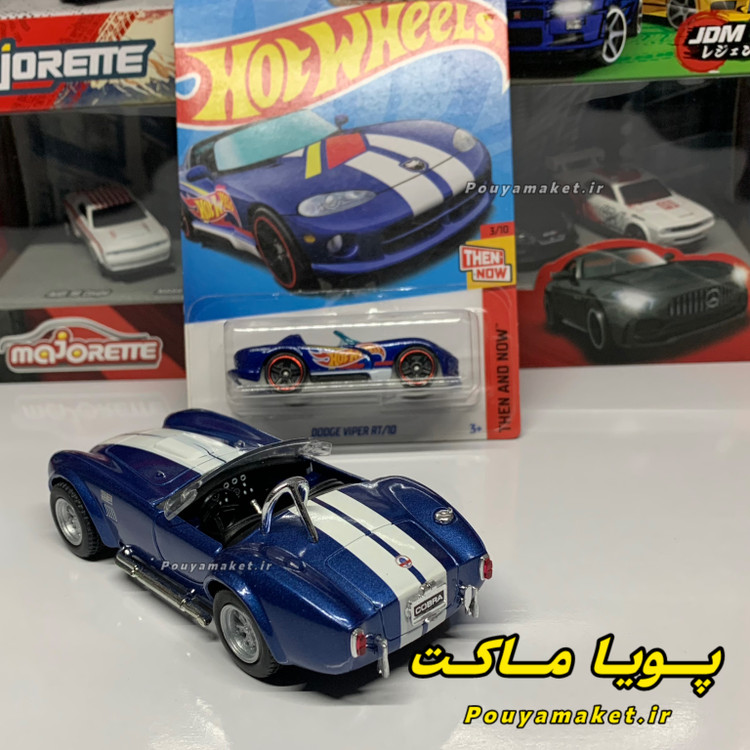 ماکت ماشین فلزی فورد شلبی کبرا کینسمارت + دوج وایپر هات ویلز
