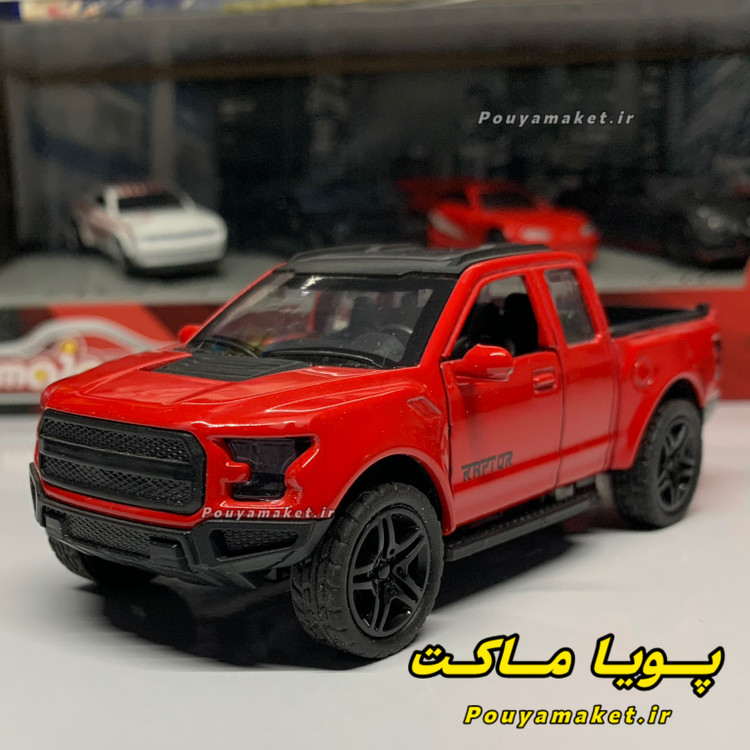 ماکت ماشین فلزی فورد رپتور Ford Raptor F150 سه درب بازشو