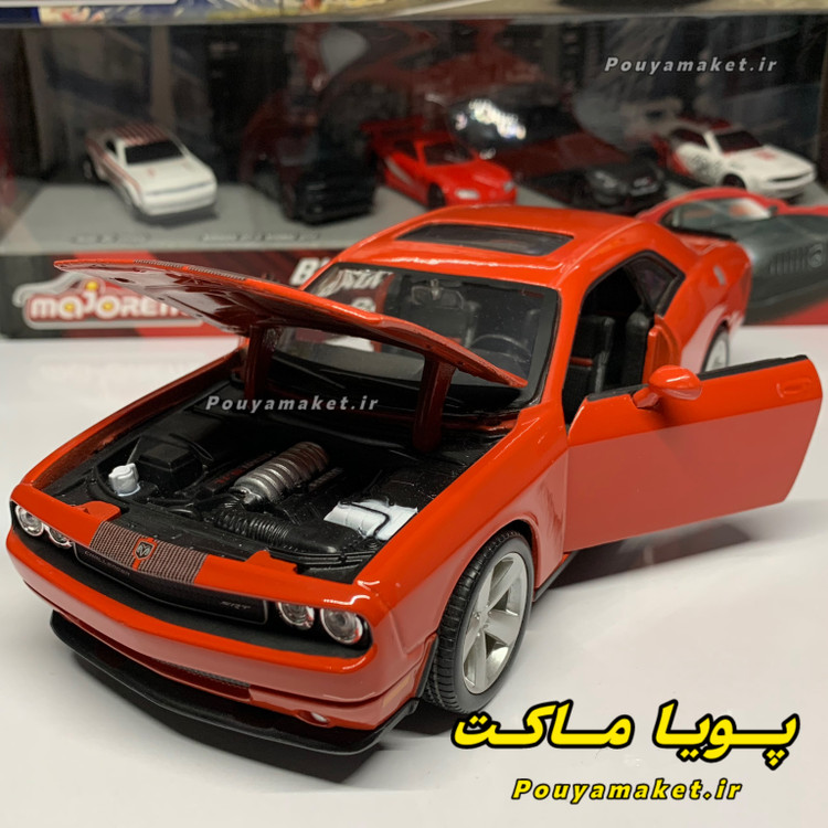 ماکت ماشین فلزی دوج چلنجر Dodge Challenger SRT8 مایستو 1:24