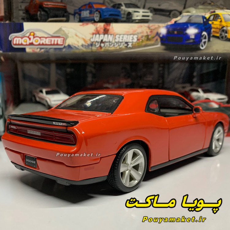ماکت ماشین فلزی دوج چلنجر Dodge Challenger SRT8 مایستو 1:24