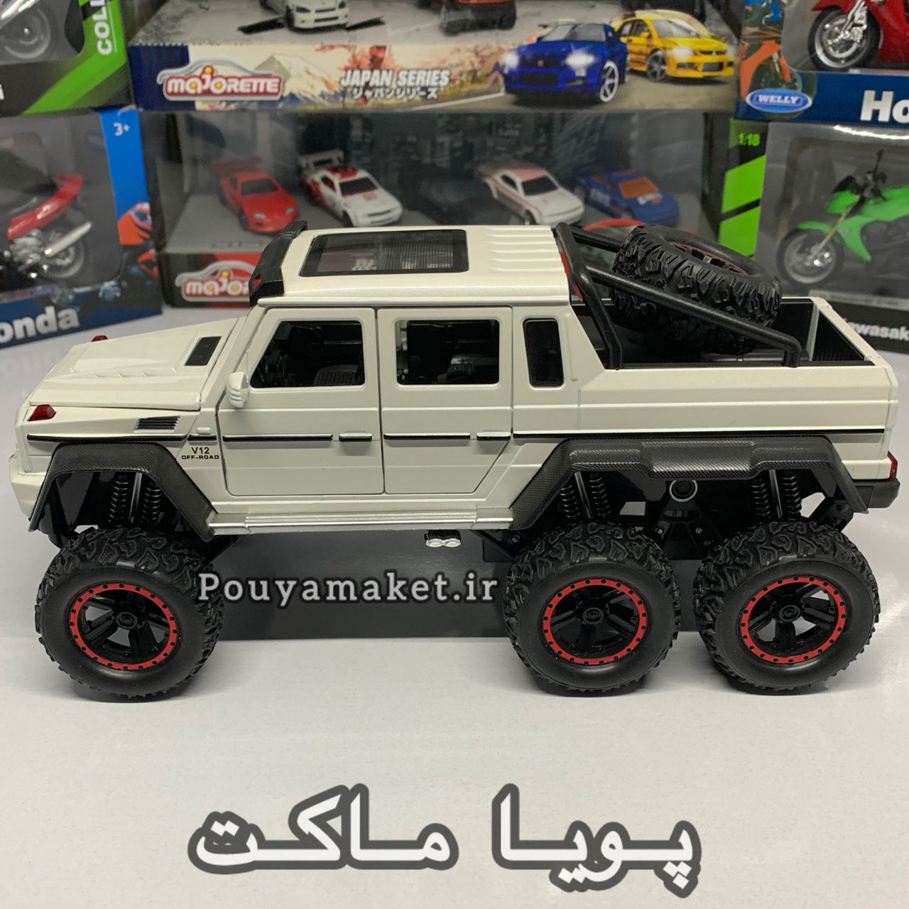 ماکت ماشین فلزی مرسدس بنز جی کلاس Benz G63 6x6