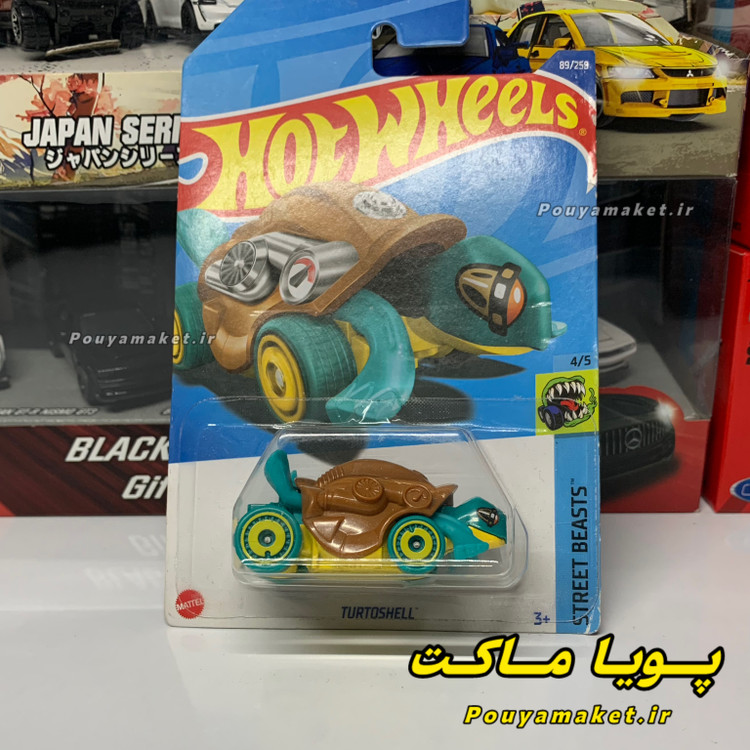 ماکت ماشین فلزی Turtoshell Hot Wheels هات ویلز