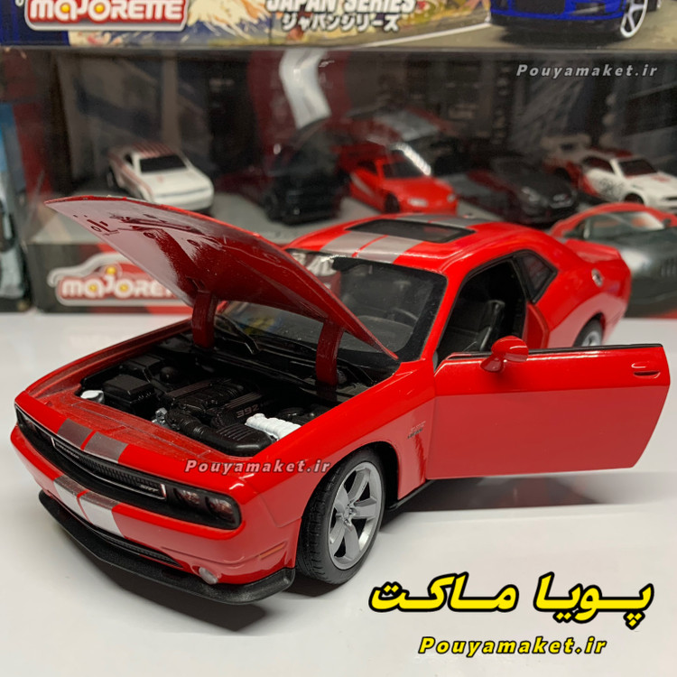 ماکت ماشین فلزی دوج چلنجر Dodge Challenger SRT8 ویلی 1:24