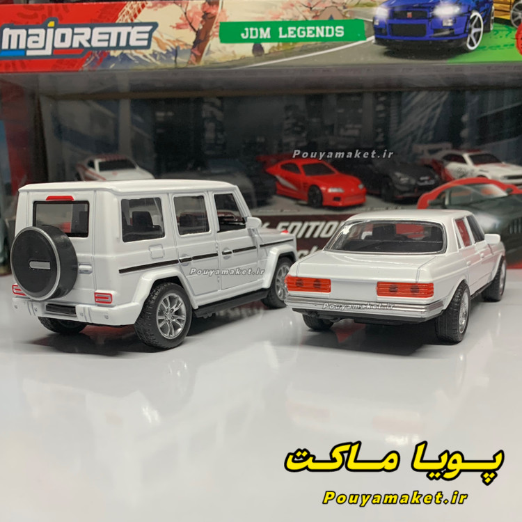 ماکت ماشین فلزی مرسدس بنز جی کلاس Benz G63 + بنز دانشجوییW123