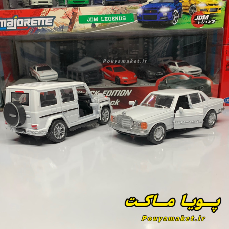 ماکت ماشین فلزی مرسدس بنز جی کلاس Benz G63 + بنز دانشجوییW123