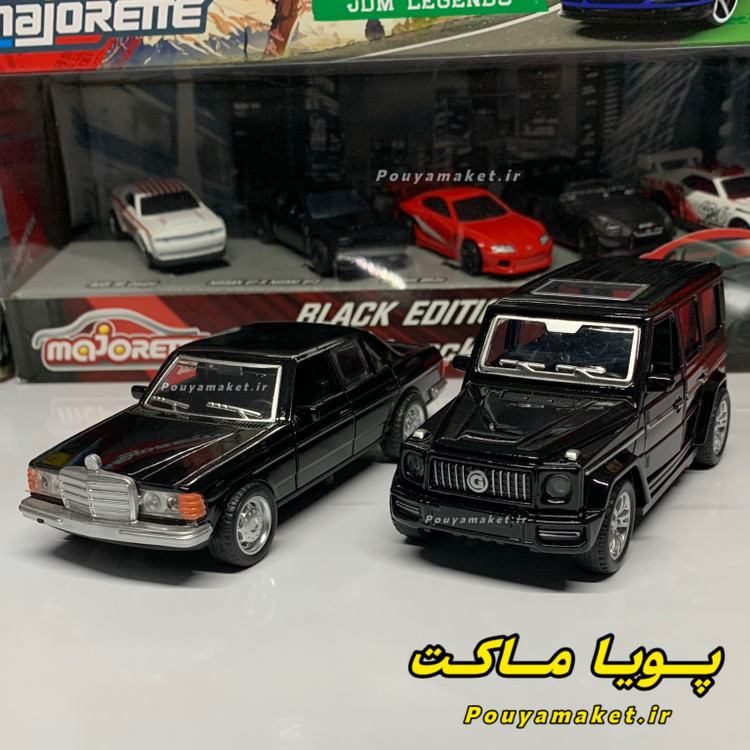 ماکت ماشین فلزی مرسدس بنز جی کلاس Benz G63 + بنز دانشجوییW123