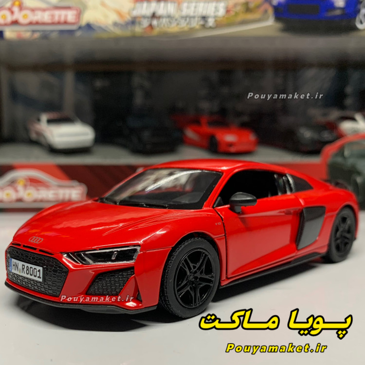 ماکت ماشین فلزی آئودی Audi R8 کینسمارت