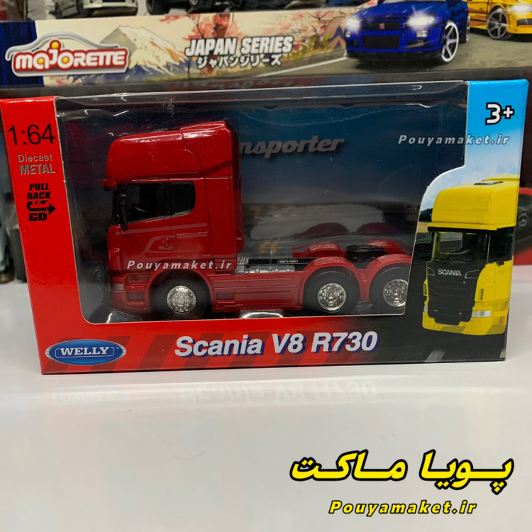 ماکت فلزی اسکانیا Scania R730 ویلی 1:64 / 12 سانتی متر