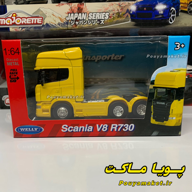 ماکت فلزی اسکانیا Scania R730 ویلی 1:64 / 12 سانتی متر