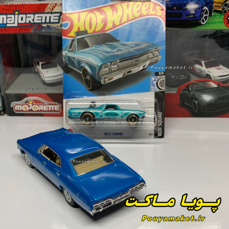 ماکت ماشین فلزی شورلت ایمپالا کینسمارت + ال کامینو هات ویلز