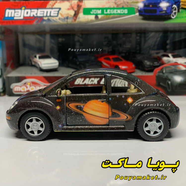 ماکت ماشین فلزی فولکس واگن نیو بیتل کهکشانی VOLKSWAGEN NEW BEETLE کینسمارت
