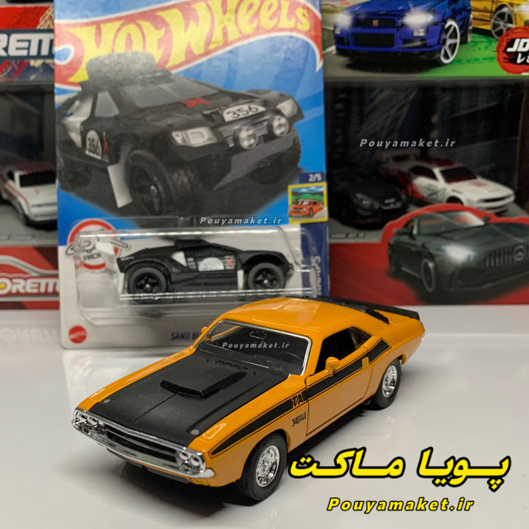 ماکت ماشین دوج چلنجر Dodge Challenger ویلی + هات ویلز