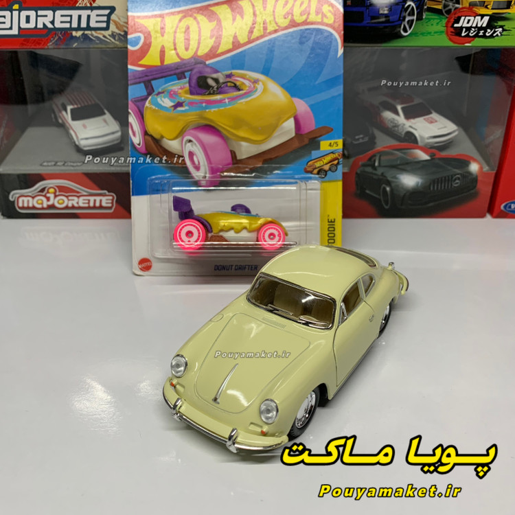 ماکت ماشین فلزی پورشه کررا Porsche Carrera کینسمارت + هات ویلز