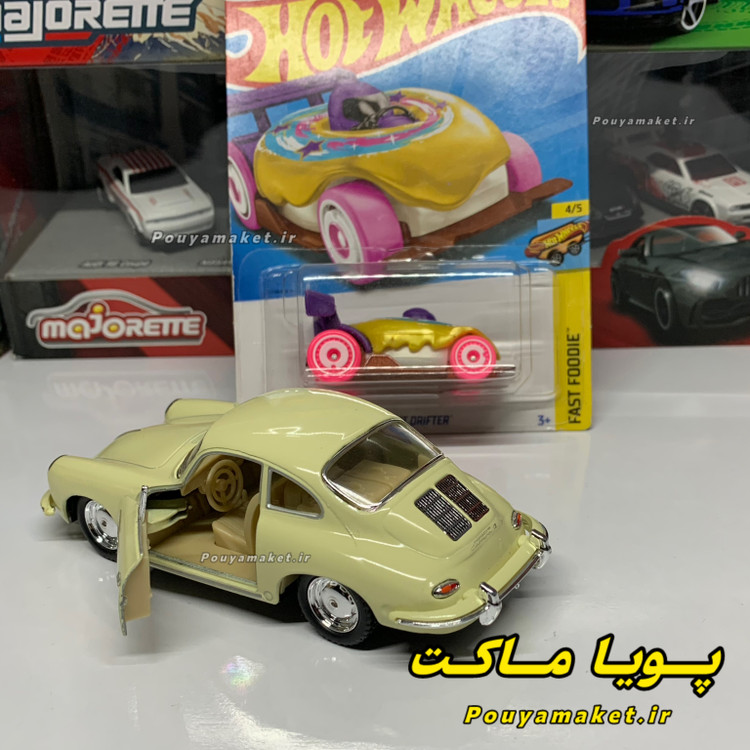 ماکت ماشین فلزی پورشه کررا Porsche Carrera کینسمارت + هات ویلز
