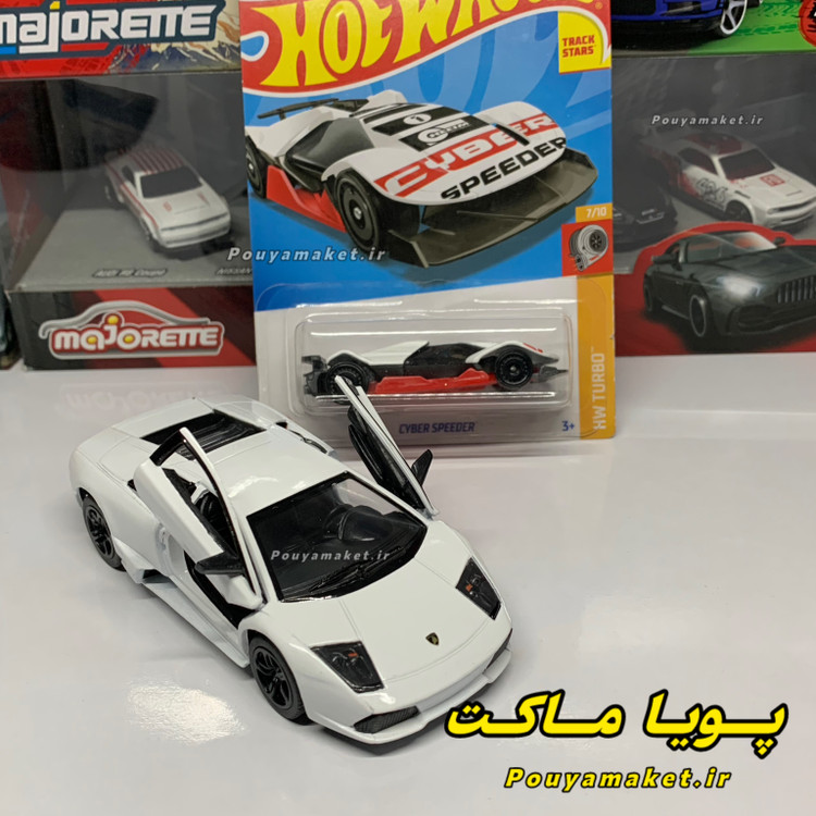 ماکت ماشین فلزی لامبورگینی مورسیه لاگو کینسمارت + هات ویلز