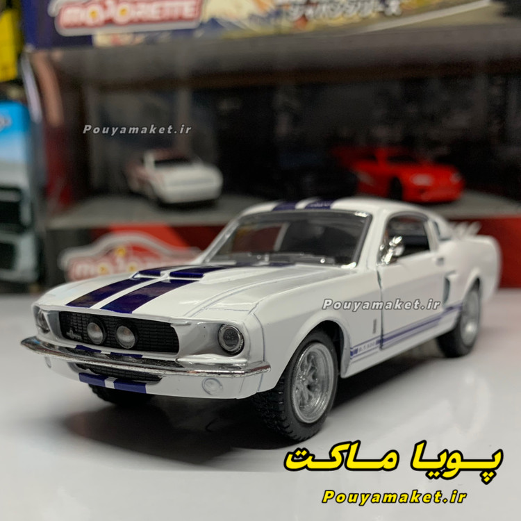 ماکت ماشین فلزی فورد موستانگ شلبی کبرا Ford Mustang Shelby GT500 کینسمارت