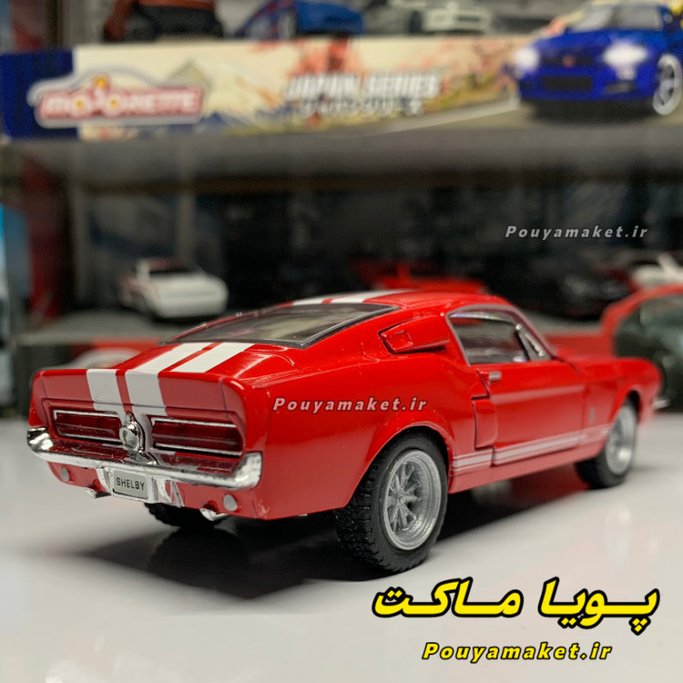 ماکت ماشین فلزی فورد موستانگ شلبی کبرا Ford Mustang Shelby GT500 کینسمارت