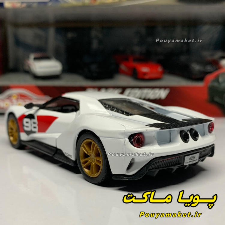 ماکت ماشین فلزی فورد جی تی Ford GT 2017 کینسمارت