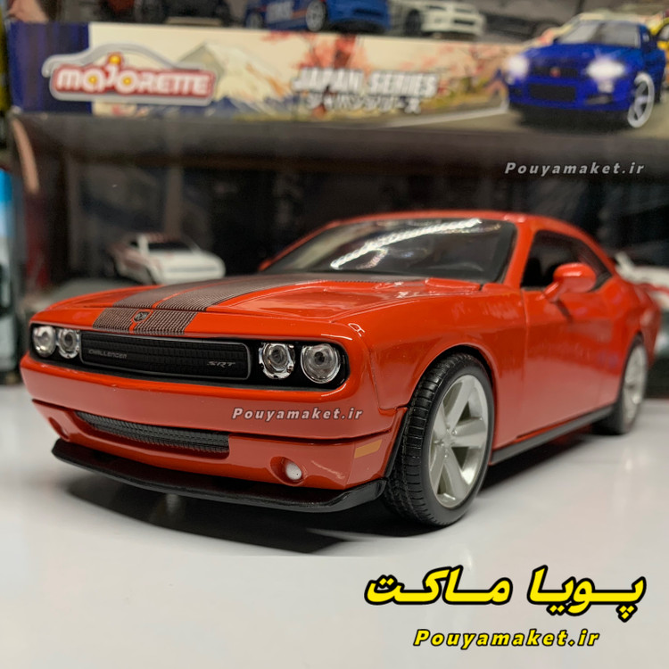 ماکت ماشین فلزی دوج چلنجر Dodge Challenger SRT8 مایستو 1:24