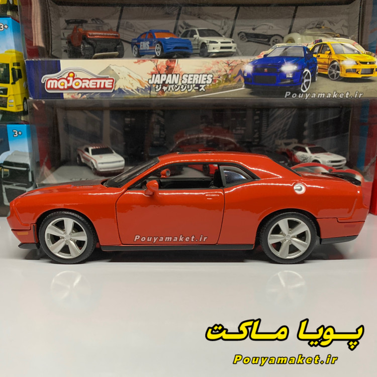 ماکت ماشین فلزی دوج چلنجر Dodge Challenger SRT8 مایستو 1:24