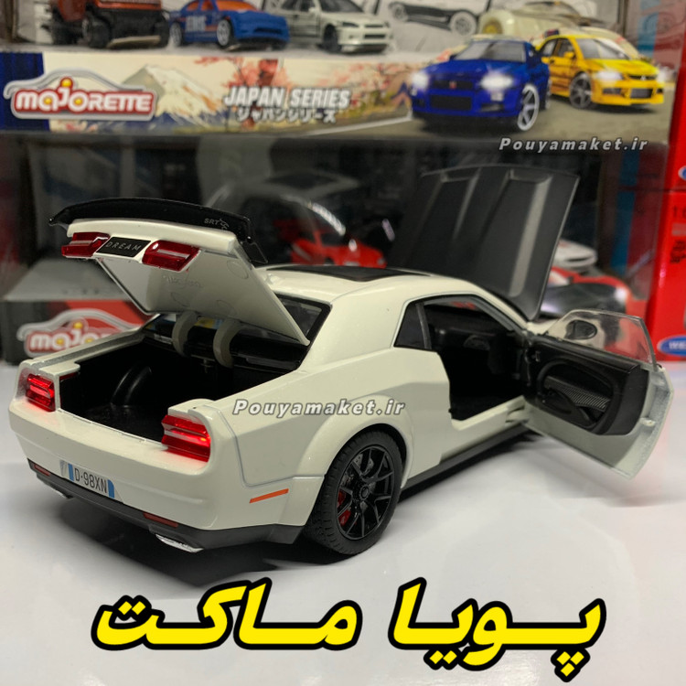 ماکت ماشین فلزی دوج چلنجر هلکت Dodge Challenger SRT Hellcat 1:24