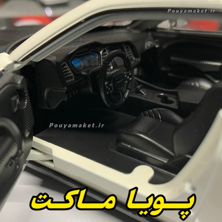 ماکت ماشین فلزی دوج چلنجر هلکت Dodge Challenger SRT Hellcat 1:24