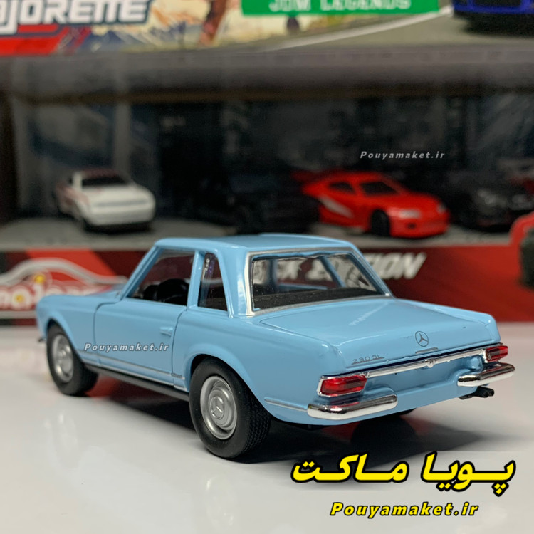 ماکت ماشین فلزی مرسدس بنز پاگودا 230SL ویلی