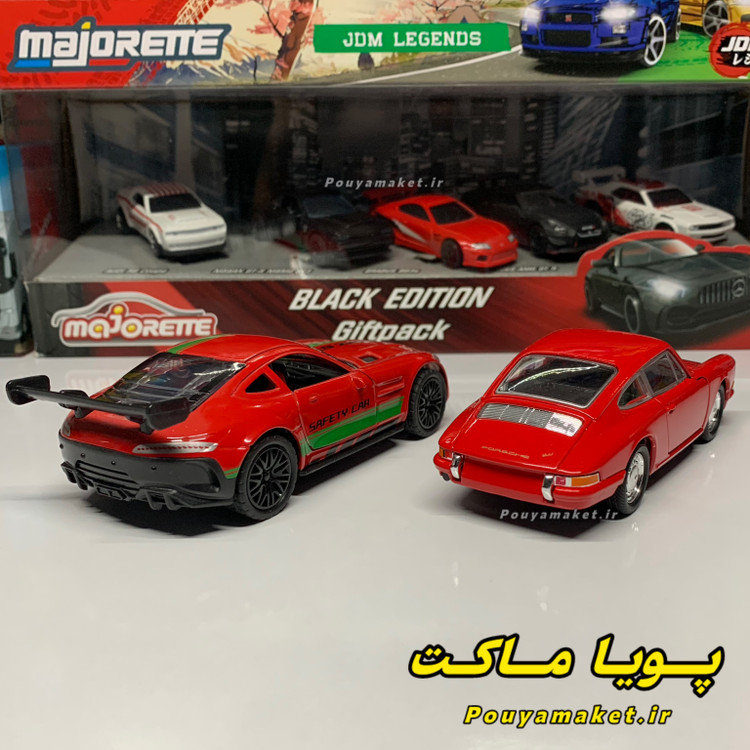 ماکت ماشین فلزی پورشه 911 ویلی + بنز AMG GT