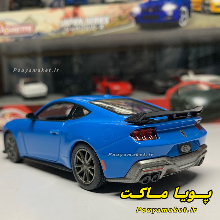 ماکت ماشین فلزی فورد موستانگ دارک هورس 2024 Ford Mustang Dark Horse کینسمارت