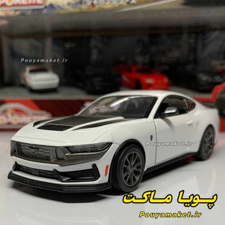 ماکت ماشین فلزی فورد موستانگ دارک هورس 2024 Ford Mustang Dark Horse کینسمارت