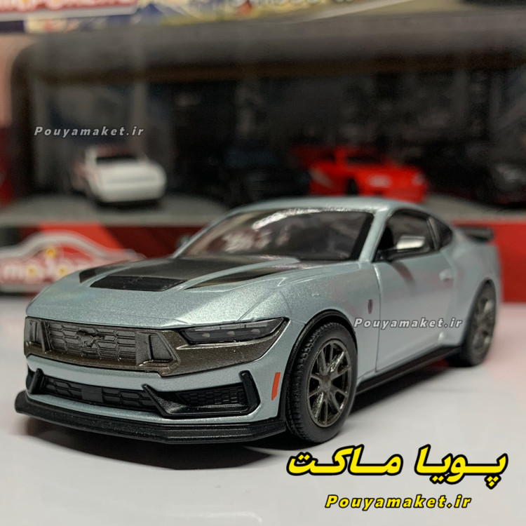 ماکت ماشین فلزی فورد موستانگ دارک هورس 2024 Ford Mustang Dark Horse کینسمارت