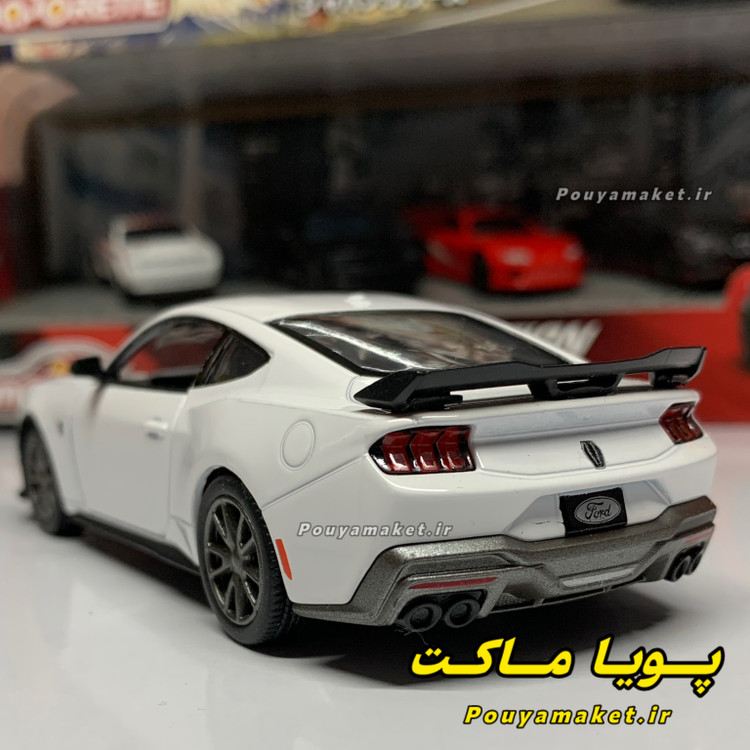 ماکت ماشین فلزی فورد موستانگ دارک هورس 2024 Ford Mustang Dark Horse کینسمارت