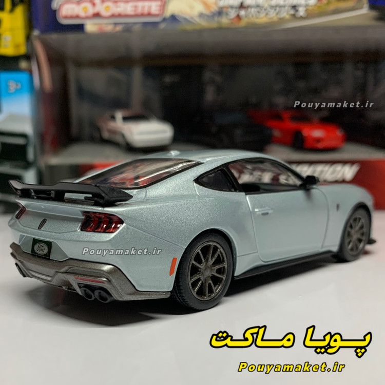 ماکت ماشین فلزی فورد موستانگ دارک هورس 2024 Ford Mustang Dark Horse کینسمارت