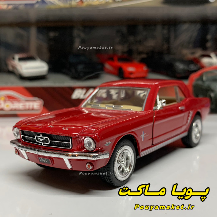 ماکت ماشین فلزی فورد موستانگ Ford Mustang 1964 1/2 کینسمارت