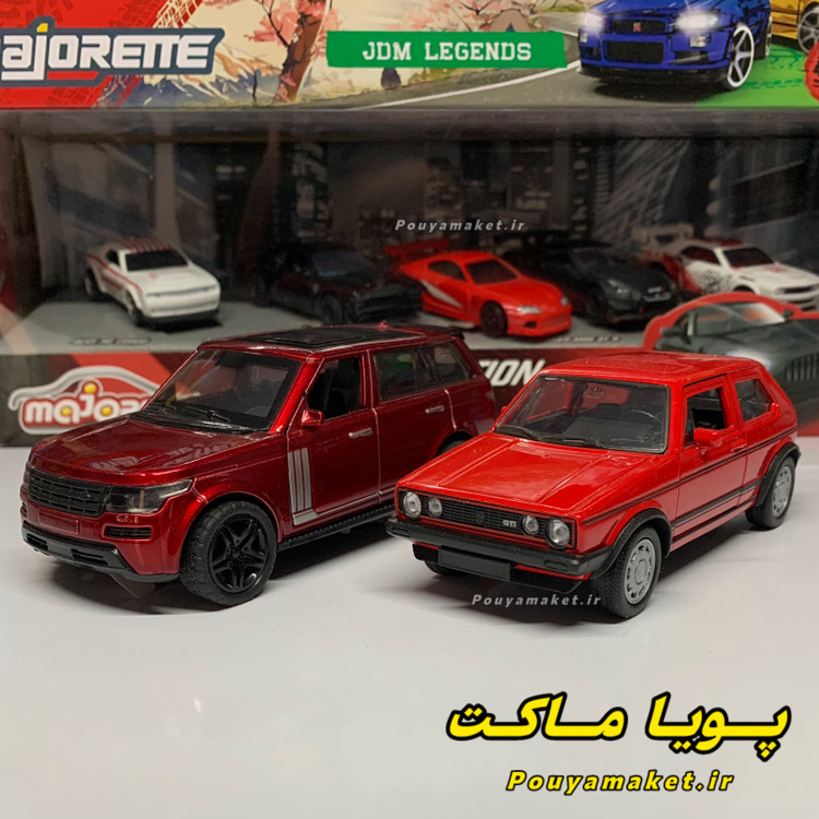 ماکت ماشین فلزی فولکس واگن گلف ویلی + رنجروور