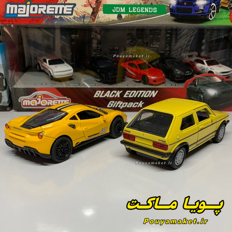 ماکت ماشین فلزی فولکس واگن گلف ویلی + فراری488