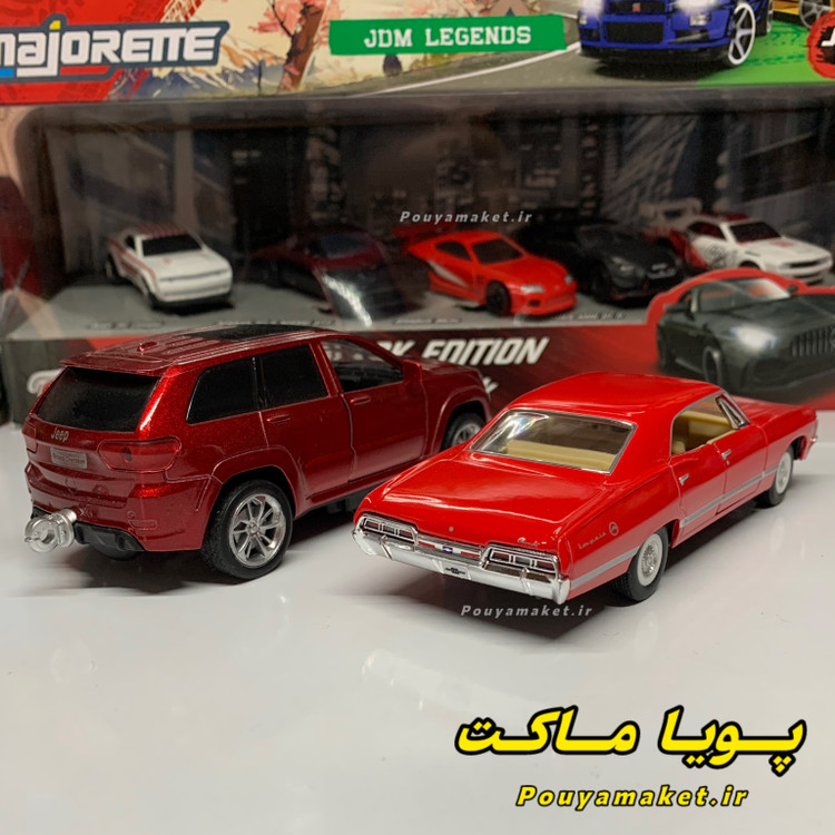 ماکت ماشین فلزی شورلت ایمپالا کینسمارت + جیپ گرند چروکی SRT