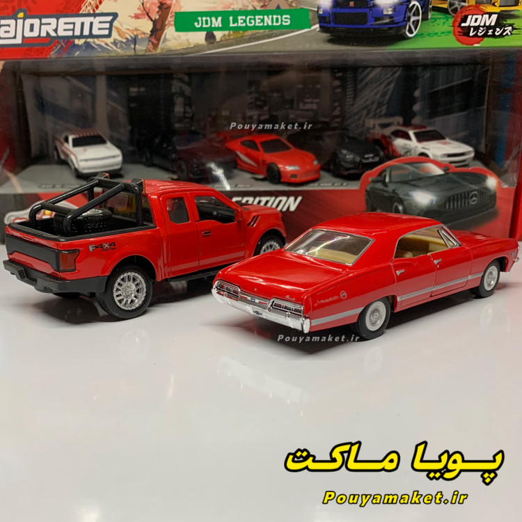 ماکت ماشین فلزی شورلت ایمپالا کینسمارت + فورد رپتور