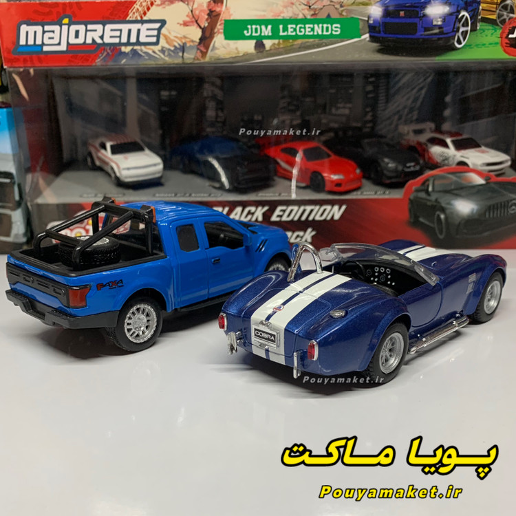 ماکت ماشین فلزی فورد شلبی کبرا کینسمارت + فورد رپتور