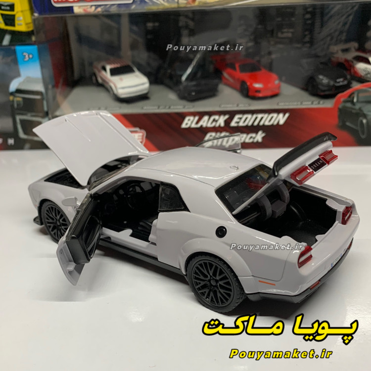 ماکت ماشین فلزی دوج چلنجر هلکت مقیاس 1:32 - Dodge Challenger SRT Hellcat