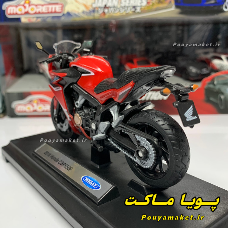 ماکت موتور سنگین فلزی هوندا Honda CBR650f ویلی 1:18